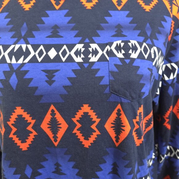 Lauren Active Ralph Lauren Womens Aztec Print Long Sleeve T Shirt Top Size 2X - Picture 6 of 7